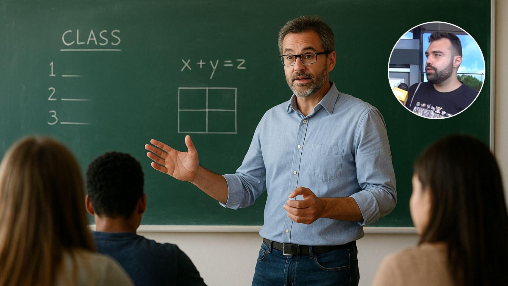Un profesor, sobre el sueldo en la educación: 