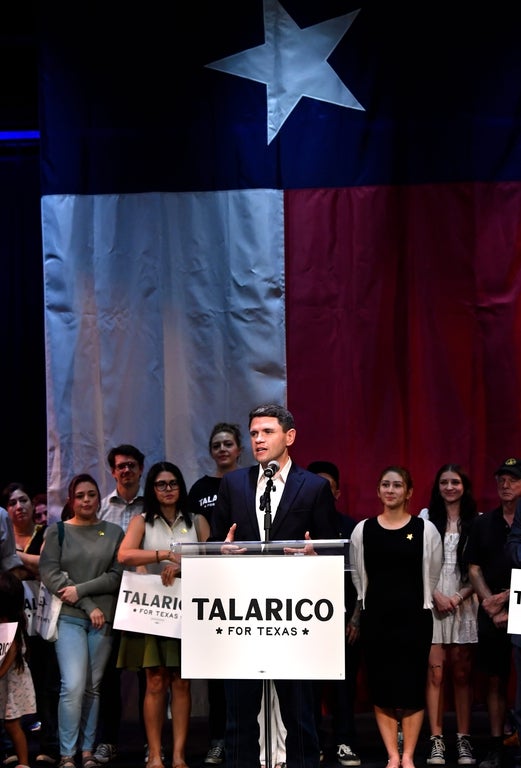 James Talarico holds rally as Democratic hopeful for Senate seat in Texas