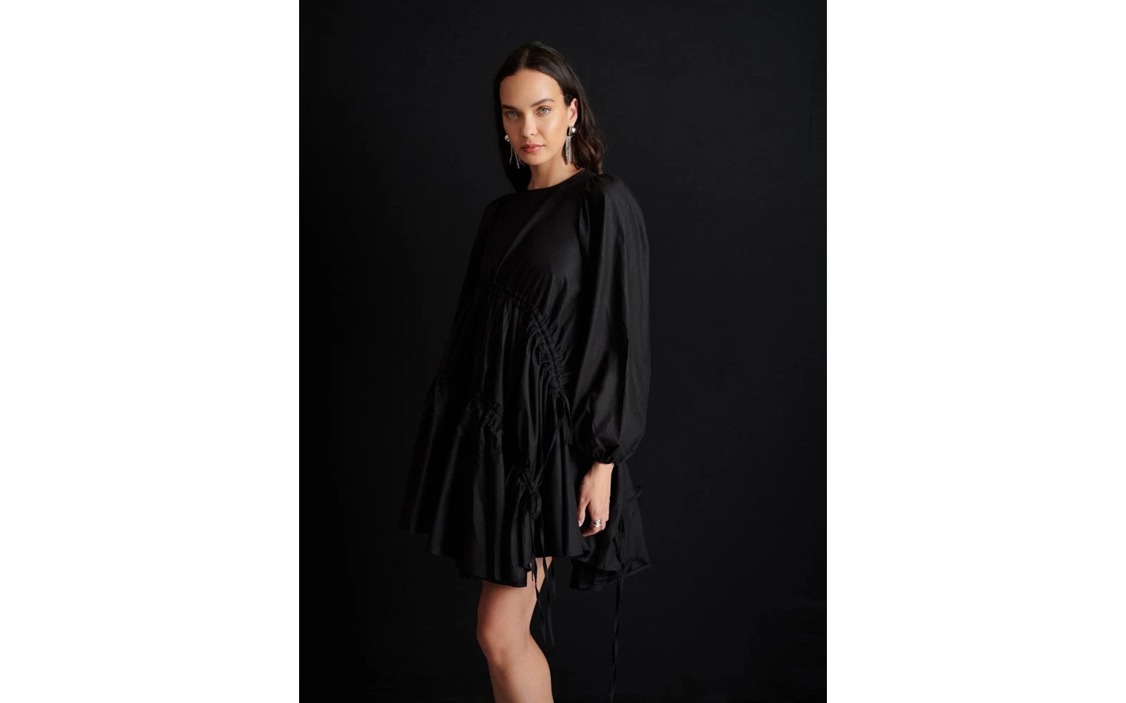 Attractive Long Dress Autumn Sleeve Printed Dresses main image 0