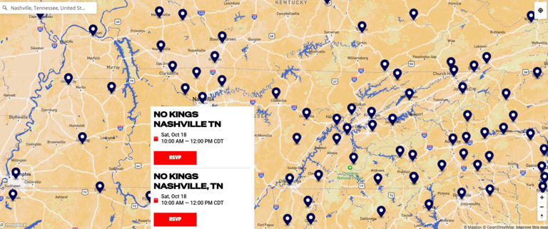 Number of ‘No Kings’ protests planned throughout TN in mid-October