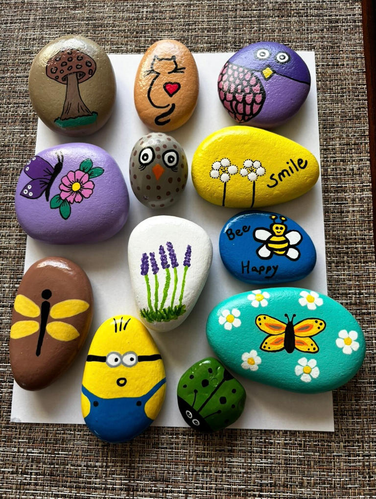Have you found a decorated rock yet? Maybe it was put there for you