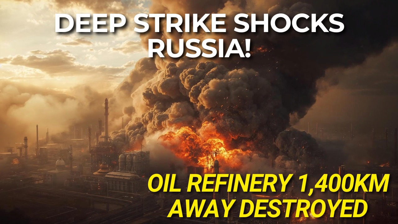 Ukraine Hits Oil Refinery 1,400km Inside Russia: No Place Is Safe