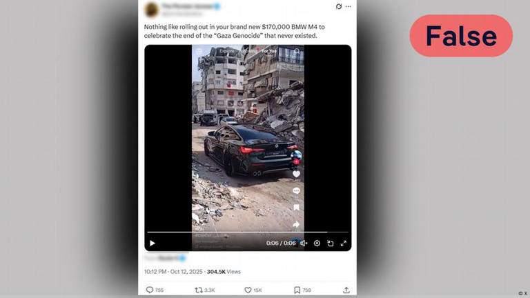 This video doesn't show current celebrations of the ceasefire in Gaza