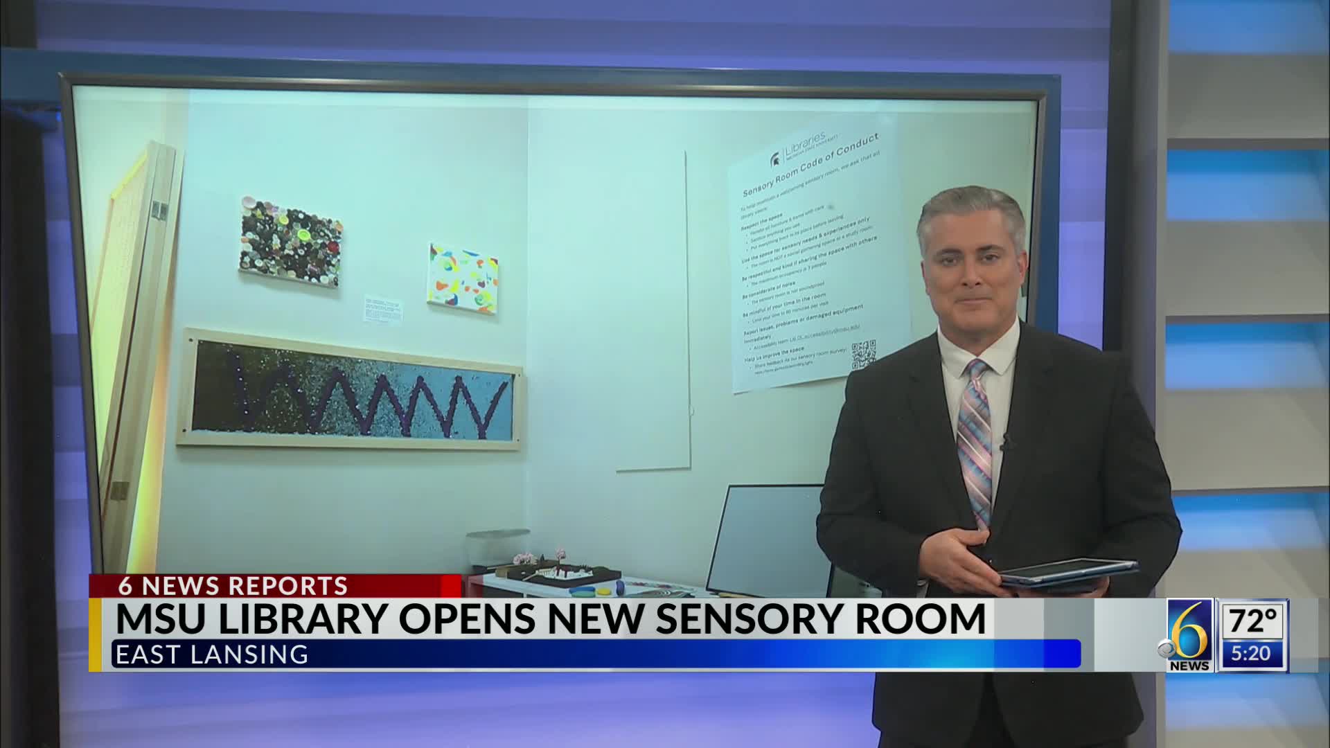 MSU Library opens new sensory room