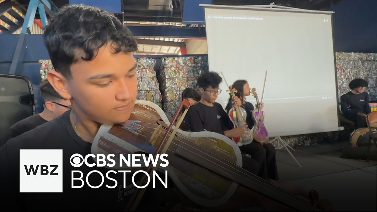 Traveling orchestra from Paraguay uses trash to create beautiful ...