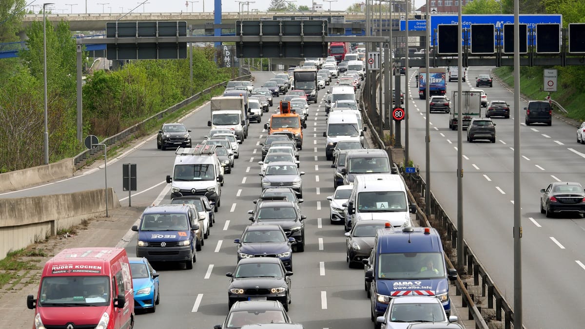 Stau A11 Richtung Berlin