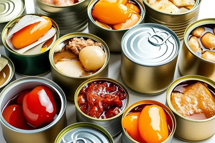 Các thực phẩm đóng hộp kín thường ngăn vi khuẩn xâm nhập rất tốt. (Ảnh: Sohu)