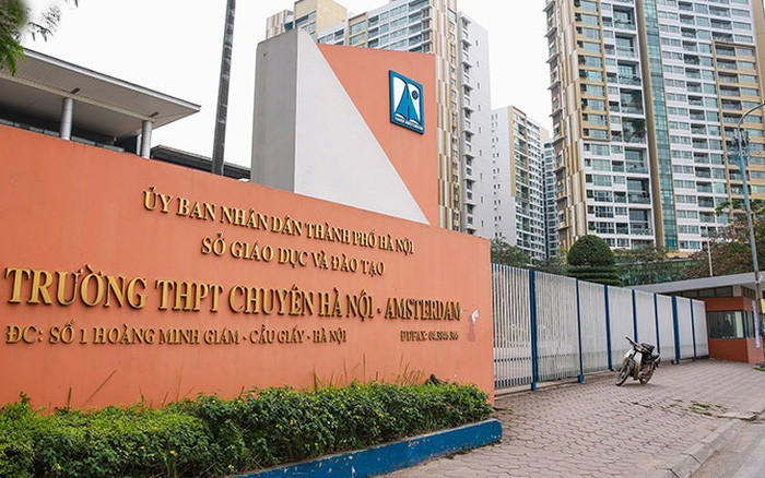 Trường THPT Chuyên Hà Nội Amsterdam (Hà Nội) trước đây có hơn 20 năm đào tạo bậc THCS.