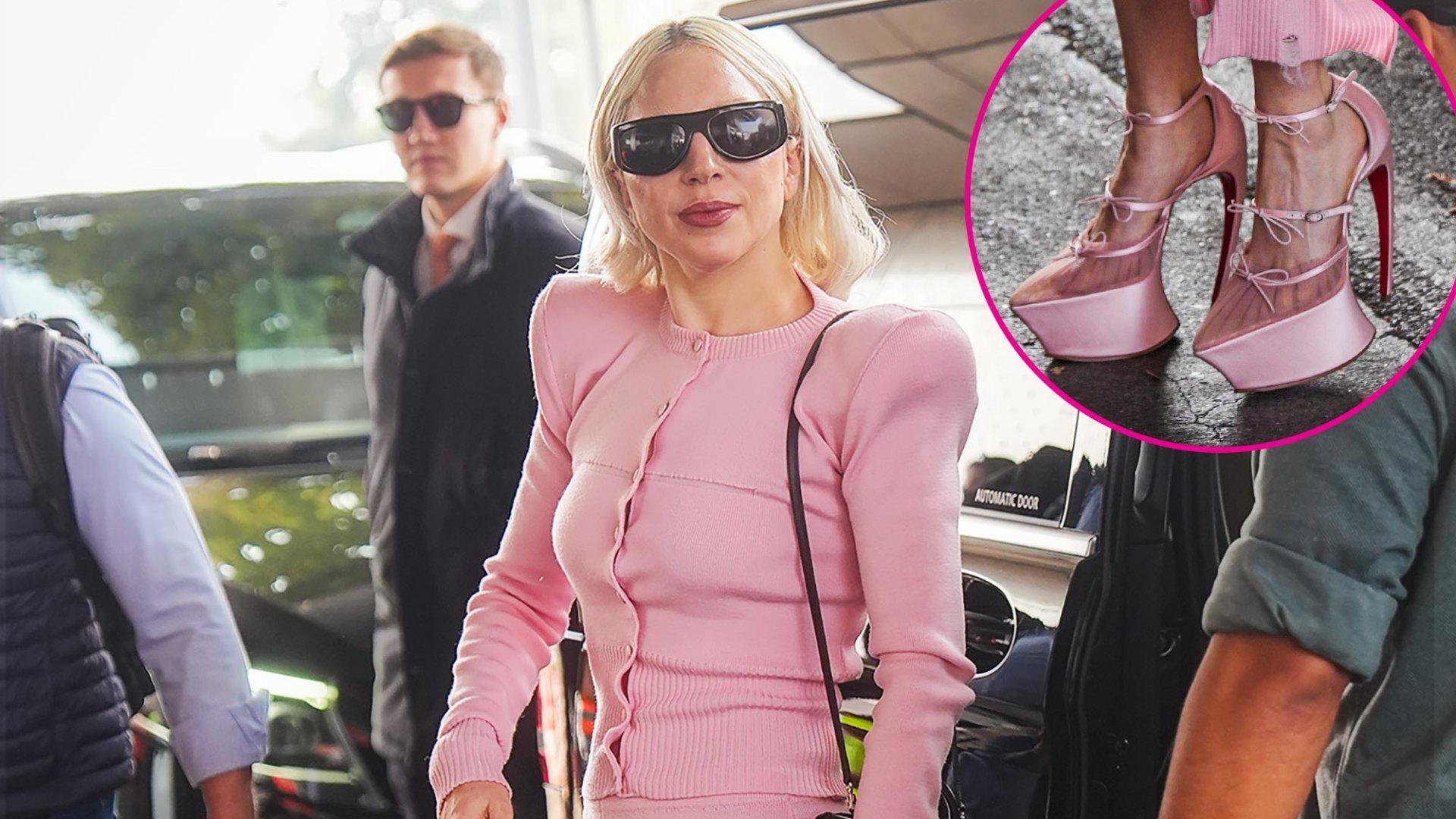Lady Gaga Rocks One of Her Most Daring Stilettos Yet With Curved Heels