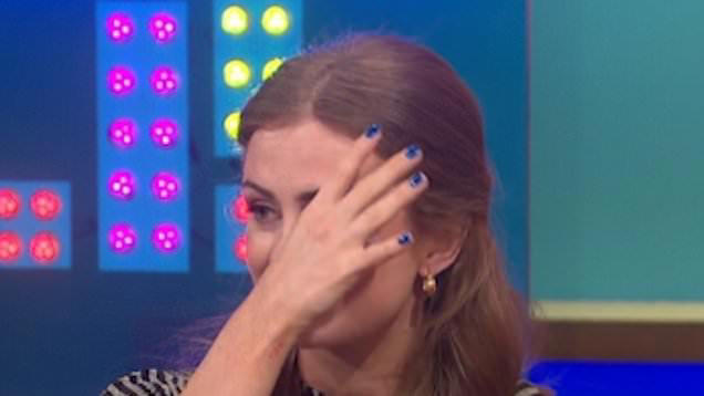 Maisie responded emotionally when questioned about her time on Celebrity SAS (Picture: Channel 4)