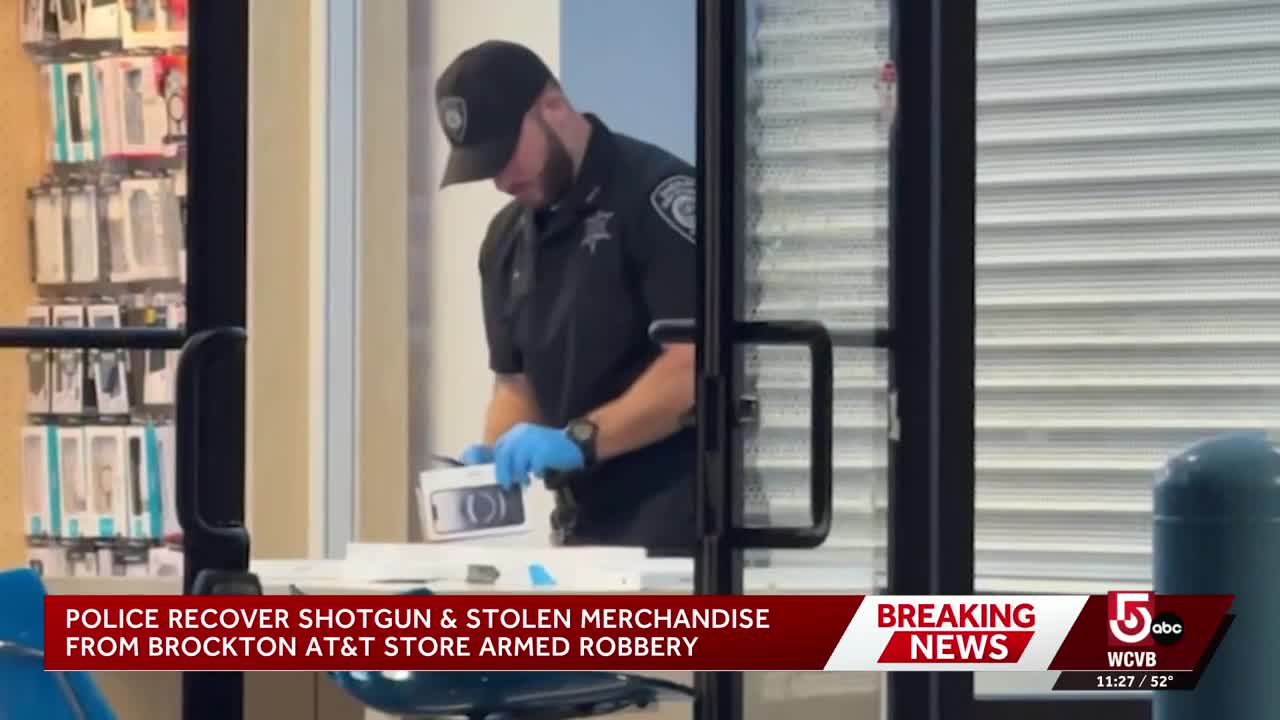Employees tied up during armed robbery at Brockton store