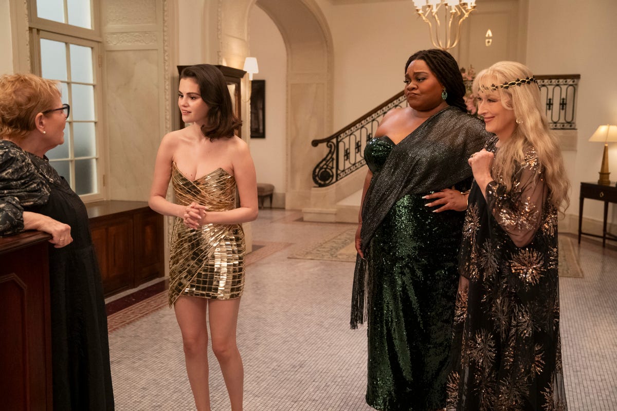 selena gomez gold dress only murders in the building MSN