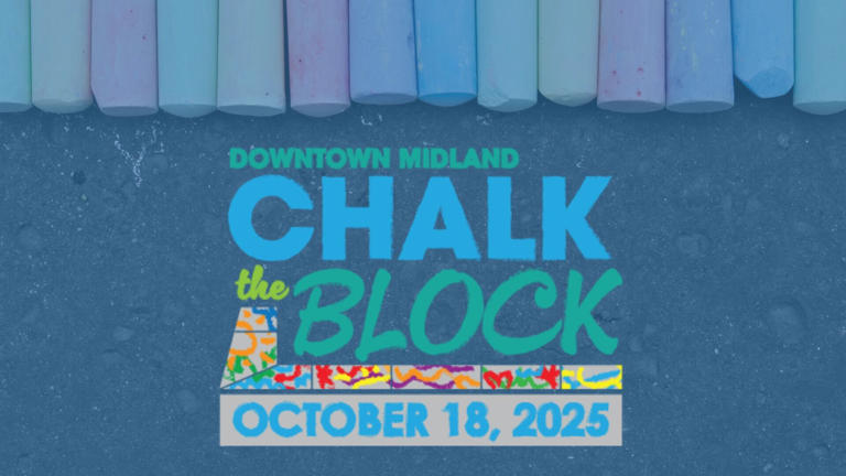 Midland’s Downtown transforms with second annual Chalk the Block Event