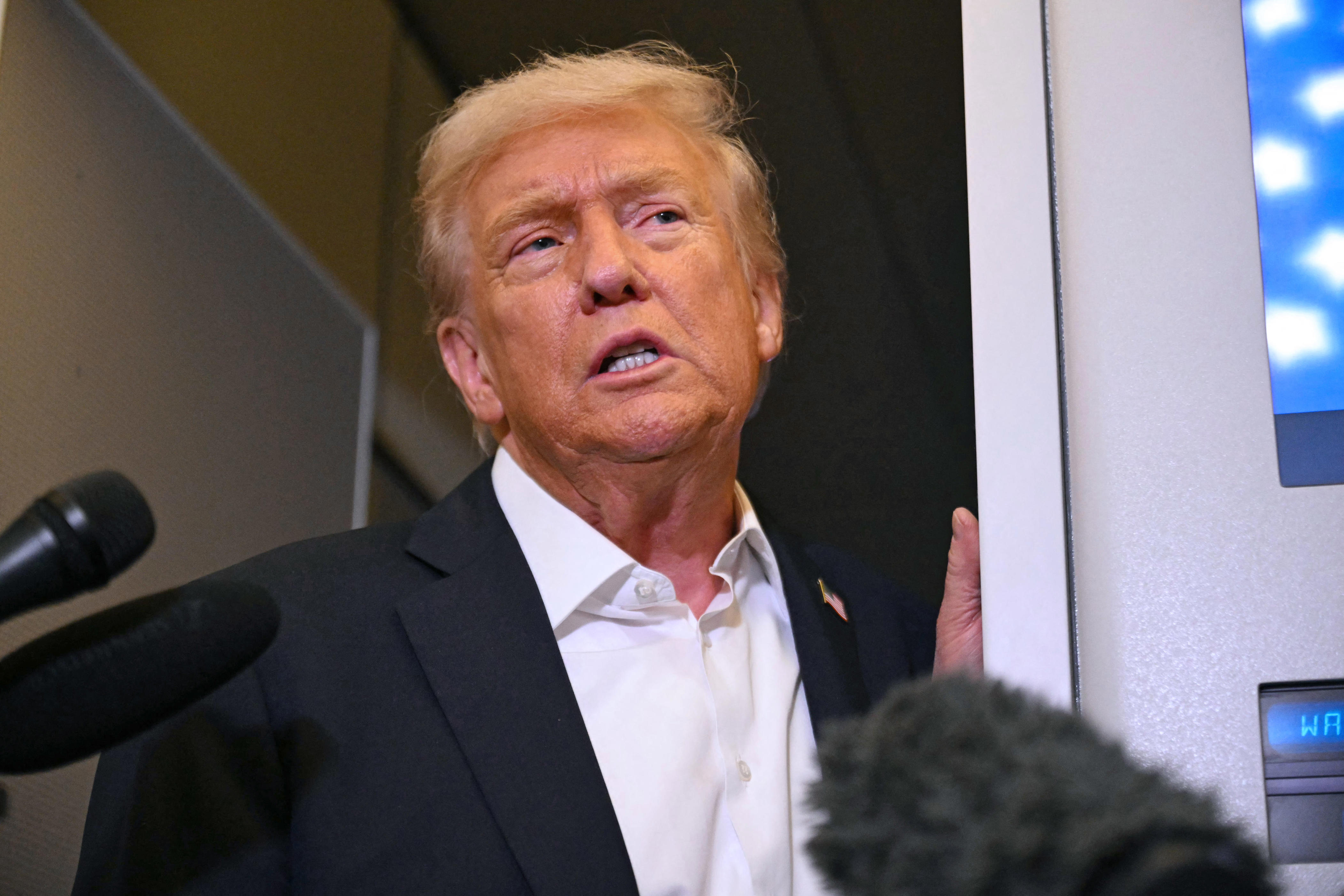What President Donald Trump said about his missing hair on Time ...