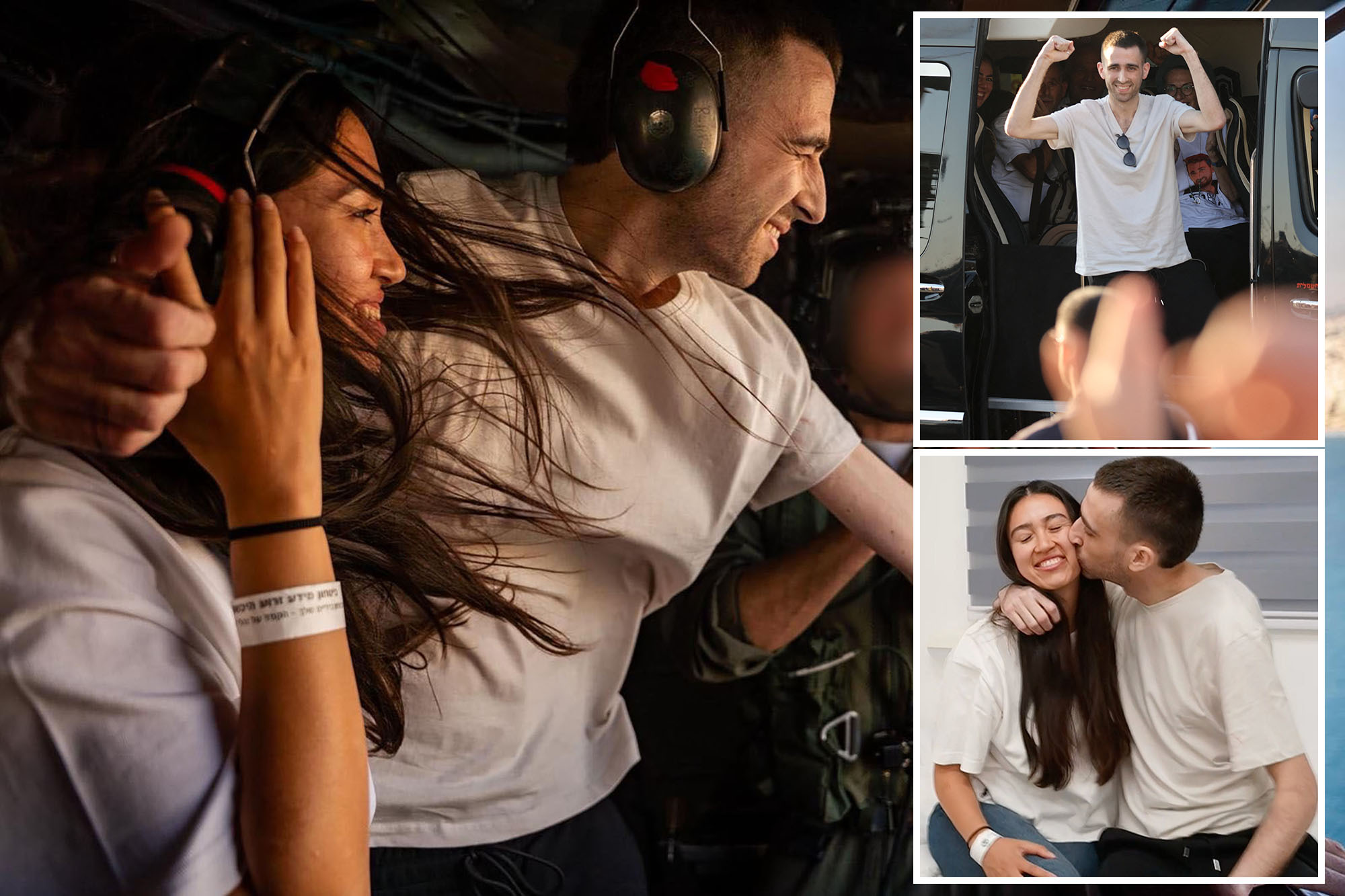 Freed hostage Noa Argamani celebrates reunion with boyfriend Avinatan