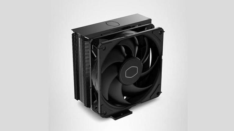 A Cooler Master Fan on white background