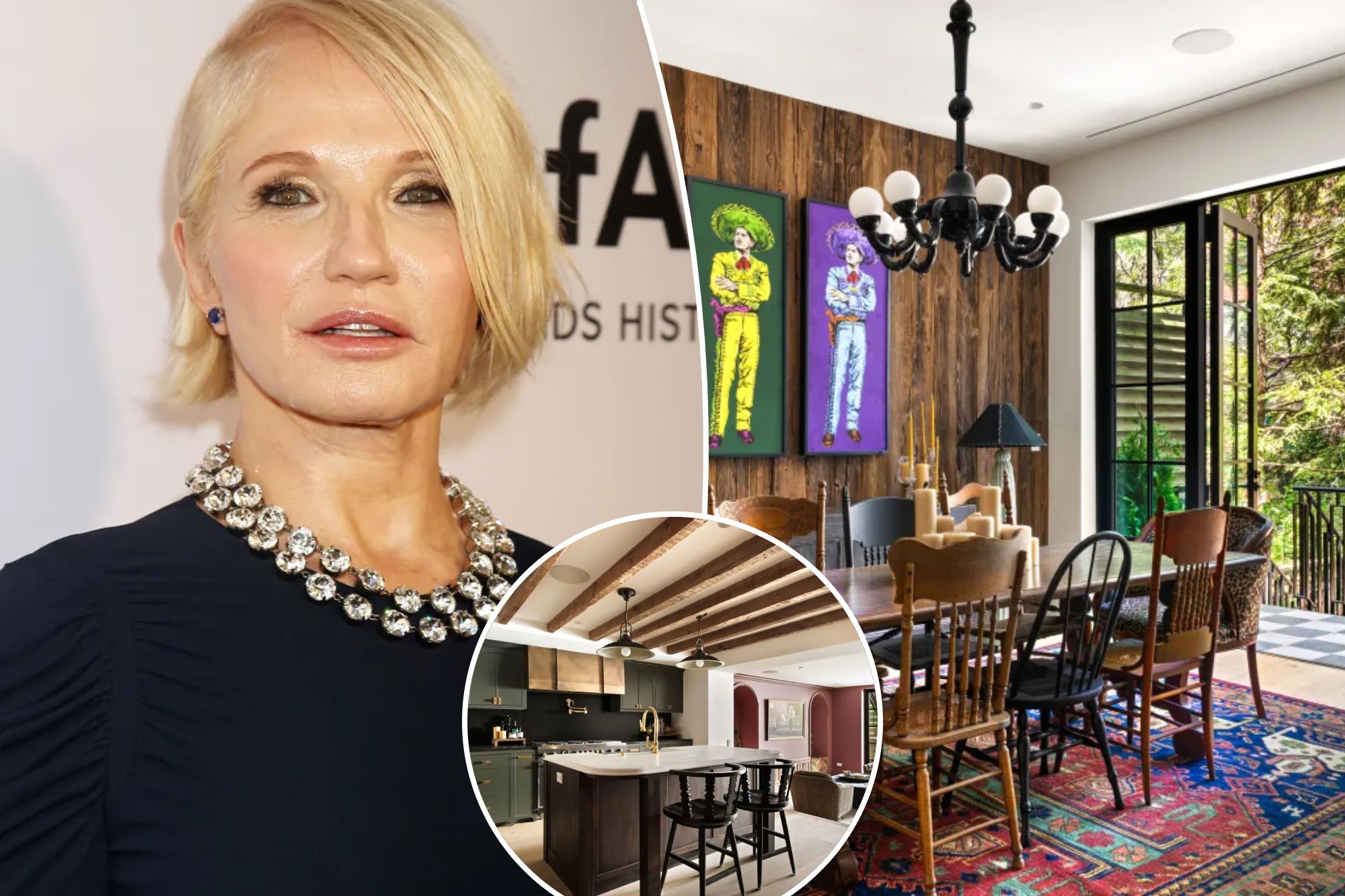 Ellen Barkin’s former West Village townhouse with I.M. Pei addition