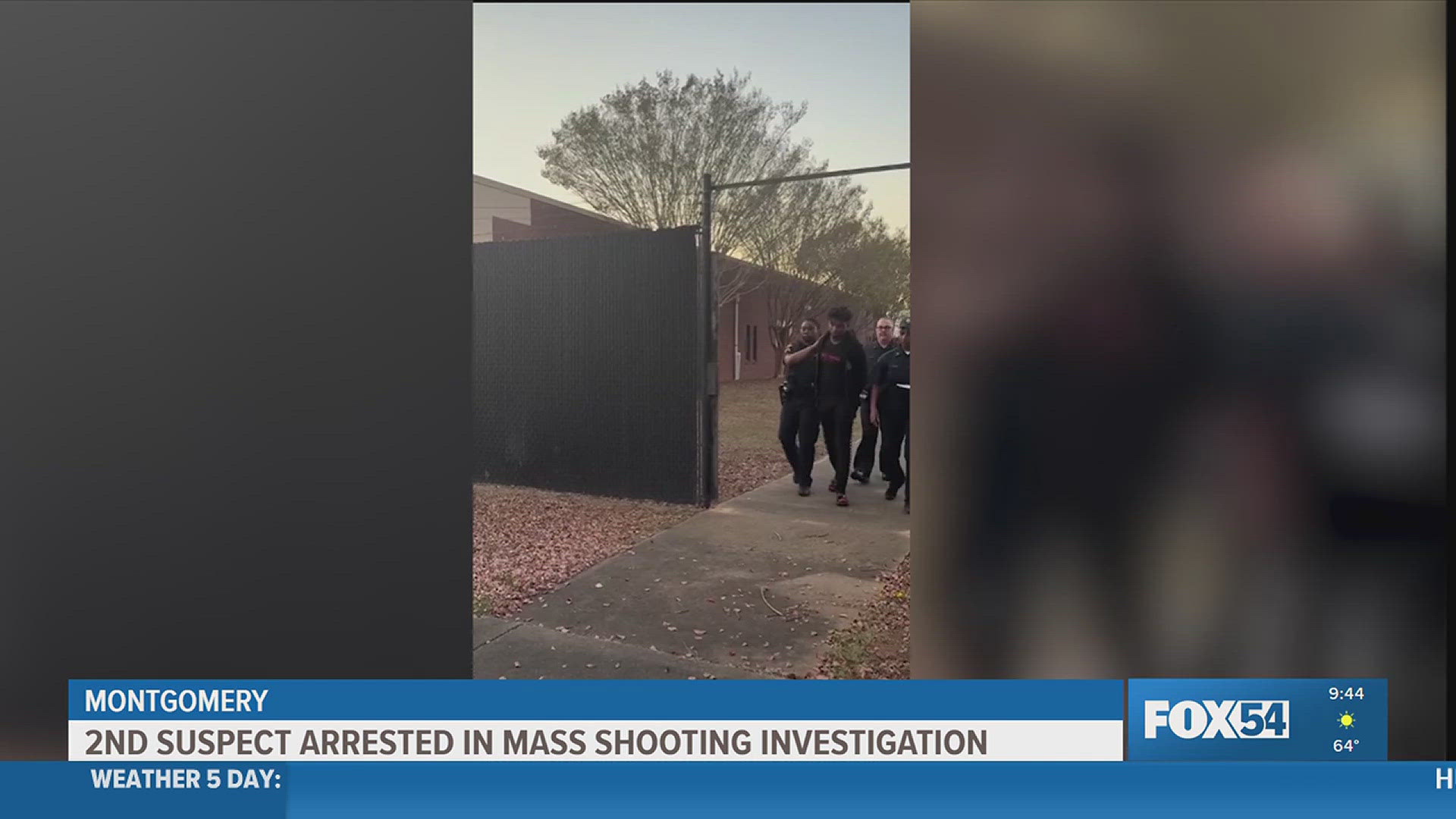 Second suspect charged in downtown Montgomery mass shooting