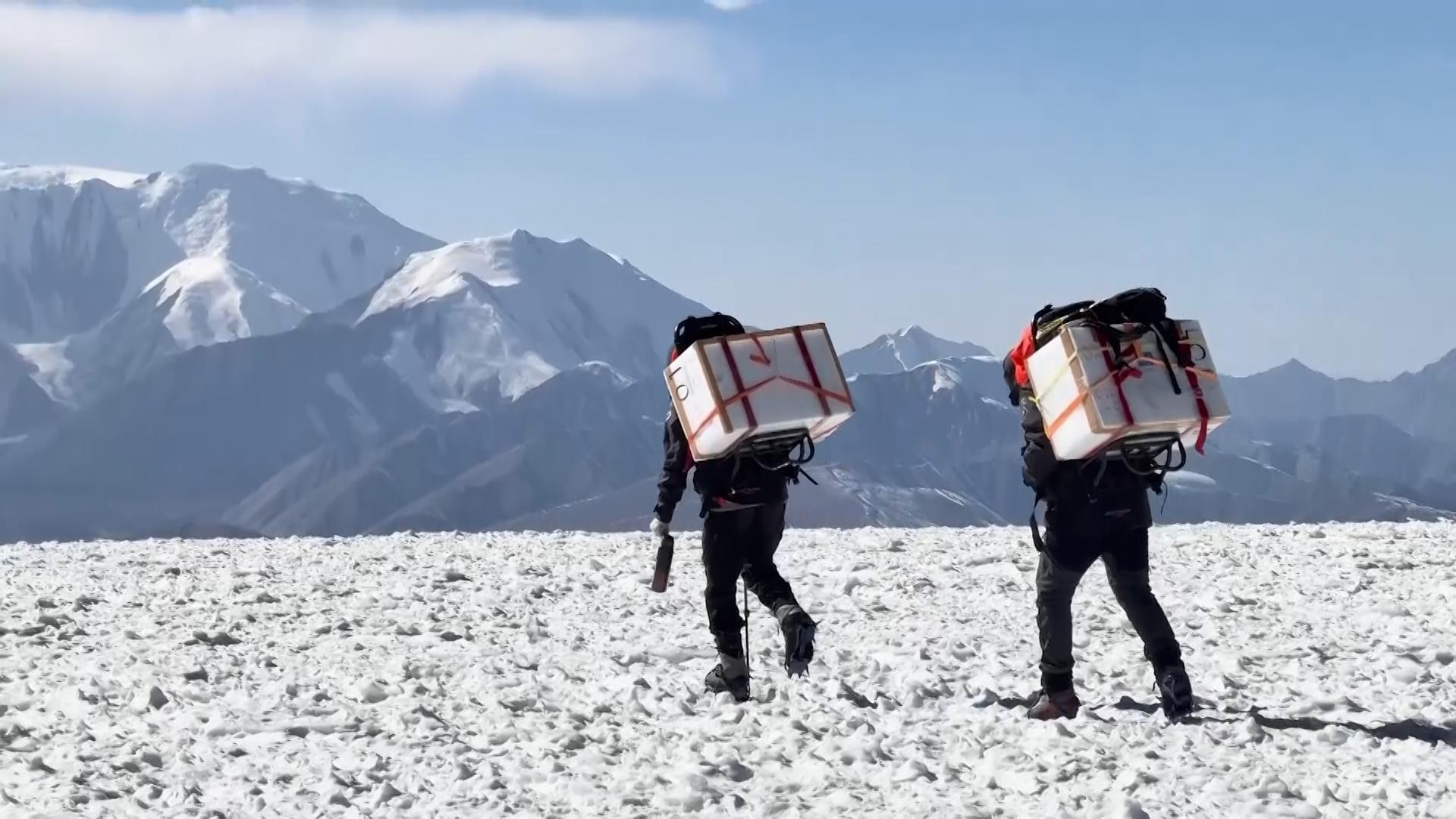 Scientists trek Tajikistan mountains to obtain ice core samples to ...