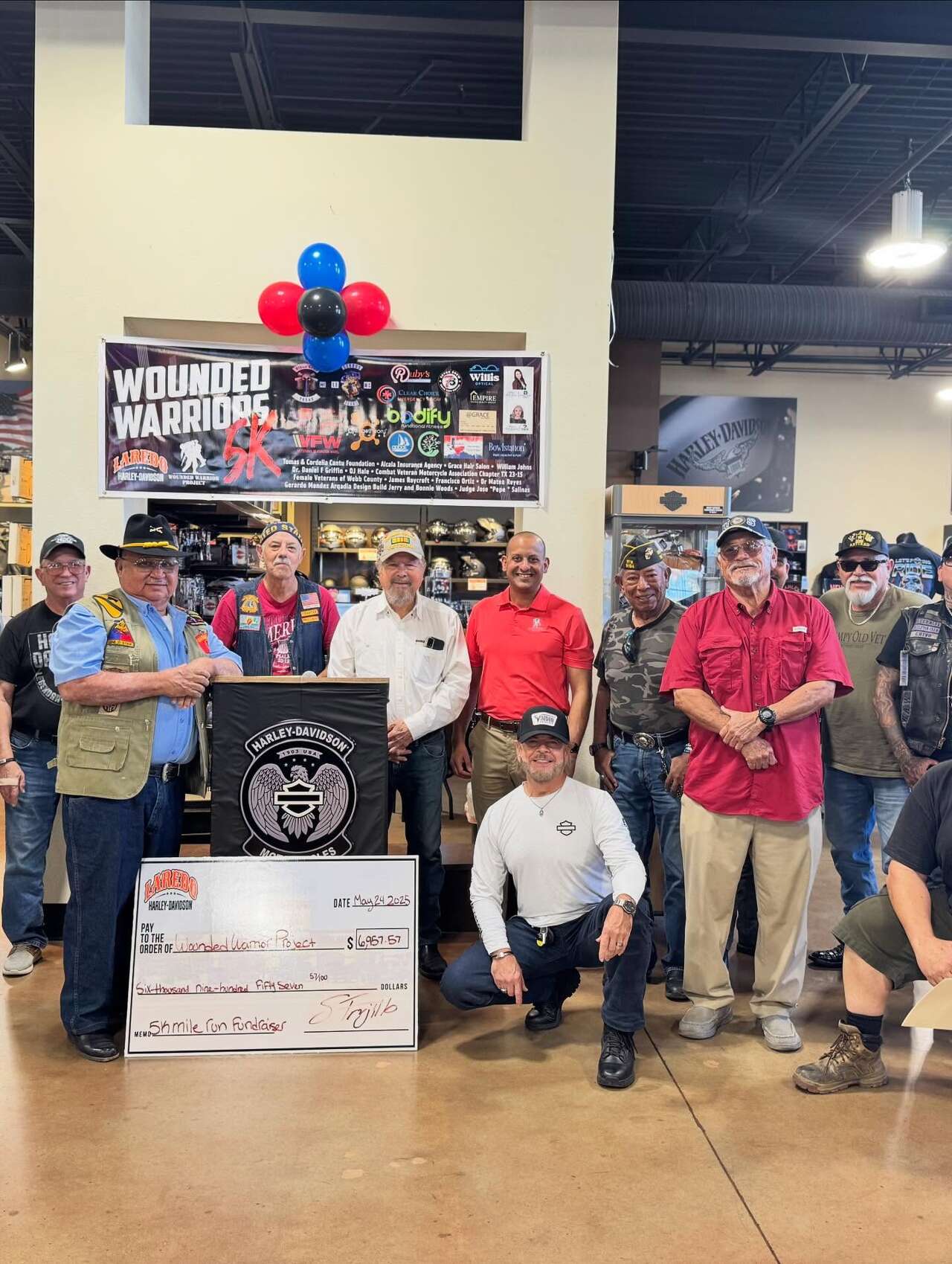 Harley-Davidson Wounded Warrior Project Flagge (Gebraucht) in