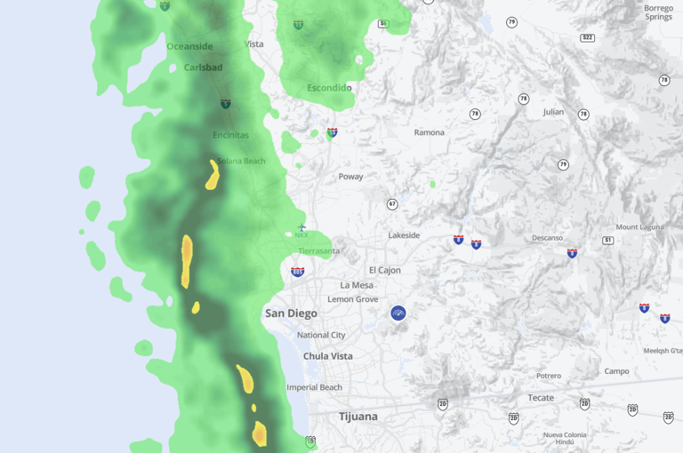 As storm approaches, use NBC 7's First Alert Doppler 7 radar to track