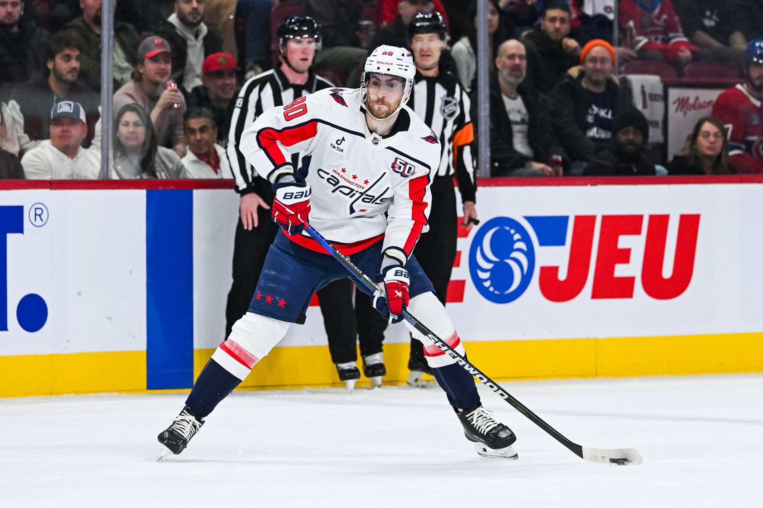 Capitals’ Pierre-Luc Dubois out day-to-day with lower-body injury