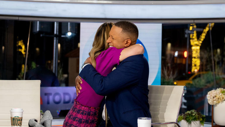 Savannah Guthrie and Craig Melvin on Monday, January 13, 2025