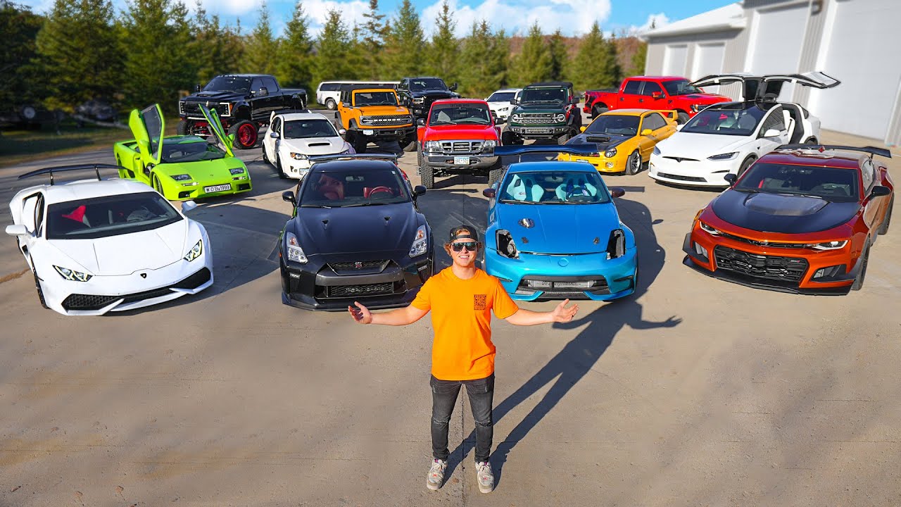 Full tour of our car collection 💥