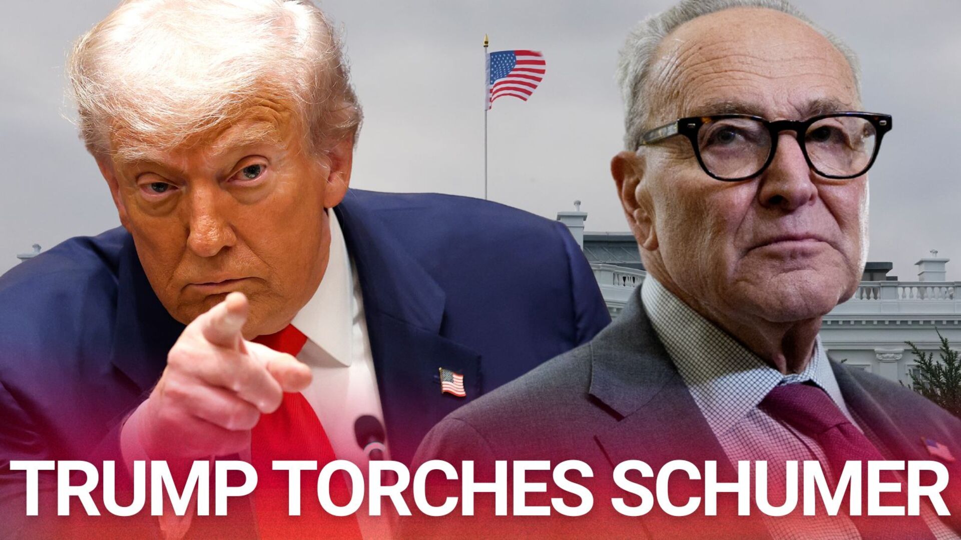 Trump blasts ‘failed politician’ Chuck Schumer for keeping US ...