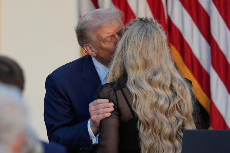 Trump's 'creepy' remark about Erika Kirk being 'beautiful and smart' sparks  backlash