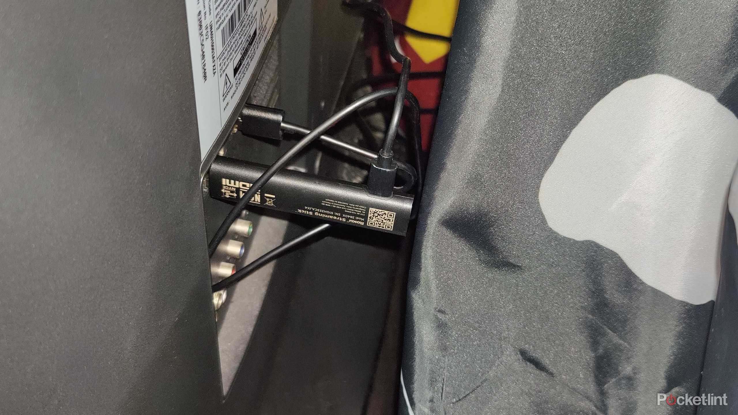 A TV's USB port