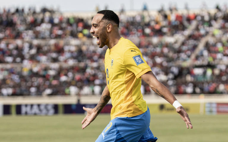 Return: Gabon should have captain and star striker Pierre-Emerick Aubameyang back to face Nigeria in Morocco next month (AFP via Getty Images)