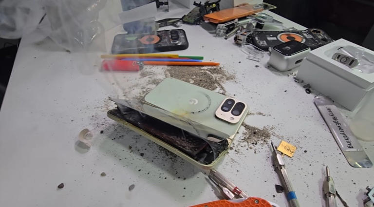 Google Pixel 10 Pro Fold catches fire during durability test, called ...