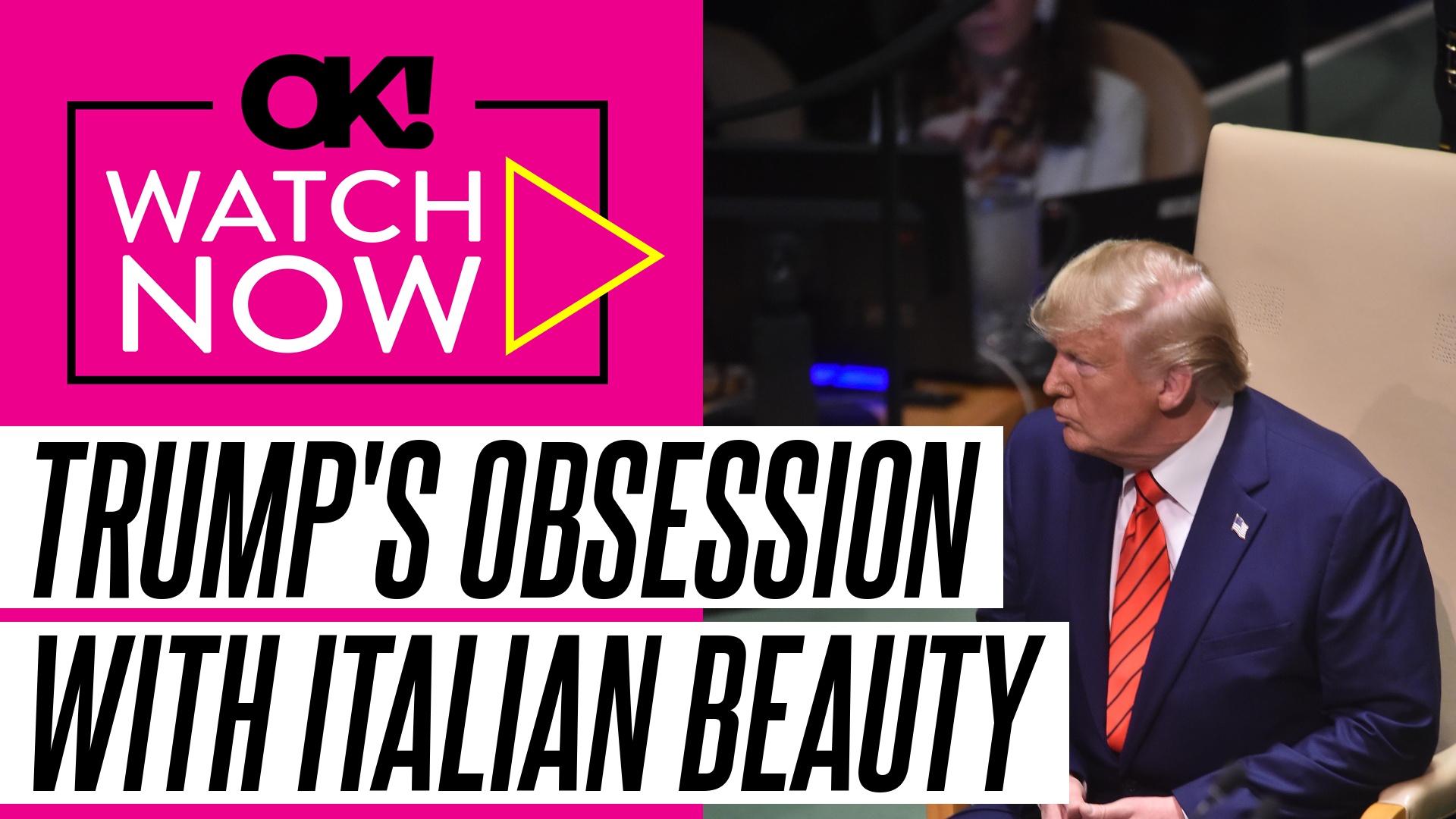 Where's Melania? Donald Trump Drools Over Italian Prime Minister