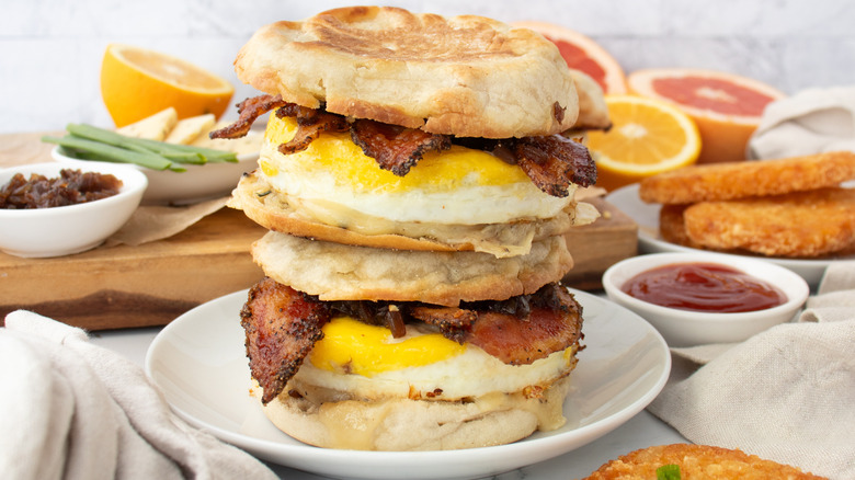 Gourmet McDonald's McMuffin-inspired breakfast sandwich recipe