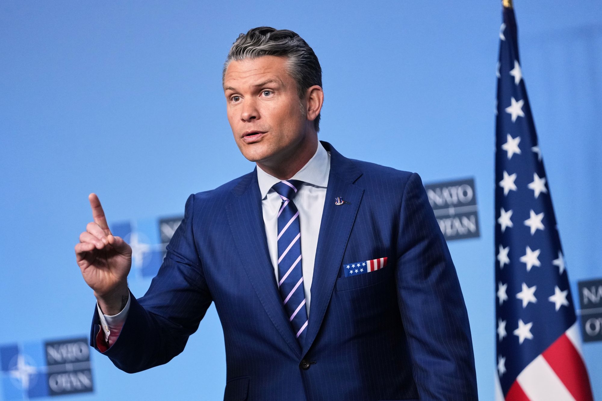 Defense Secretary Pete Hegseth is threatening to take away the press credentials of any Pentagon reporter who doesn’t agree not to solicit information from defense employees without the department’s prior authorization. (AP)
