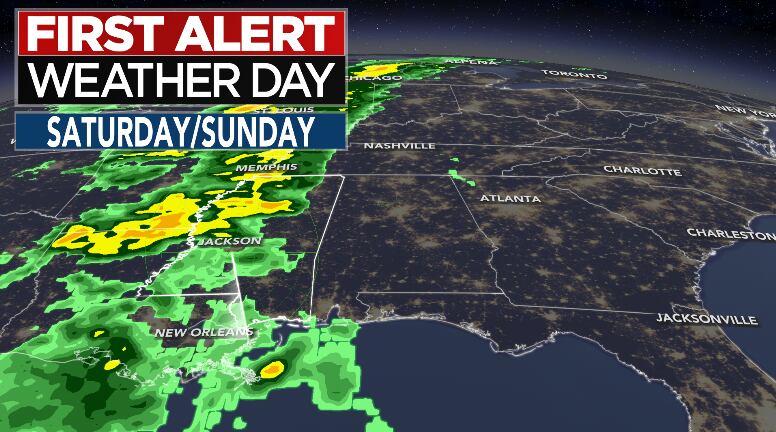 First Alert Weather Day for the weekend
