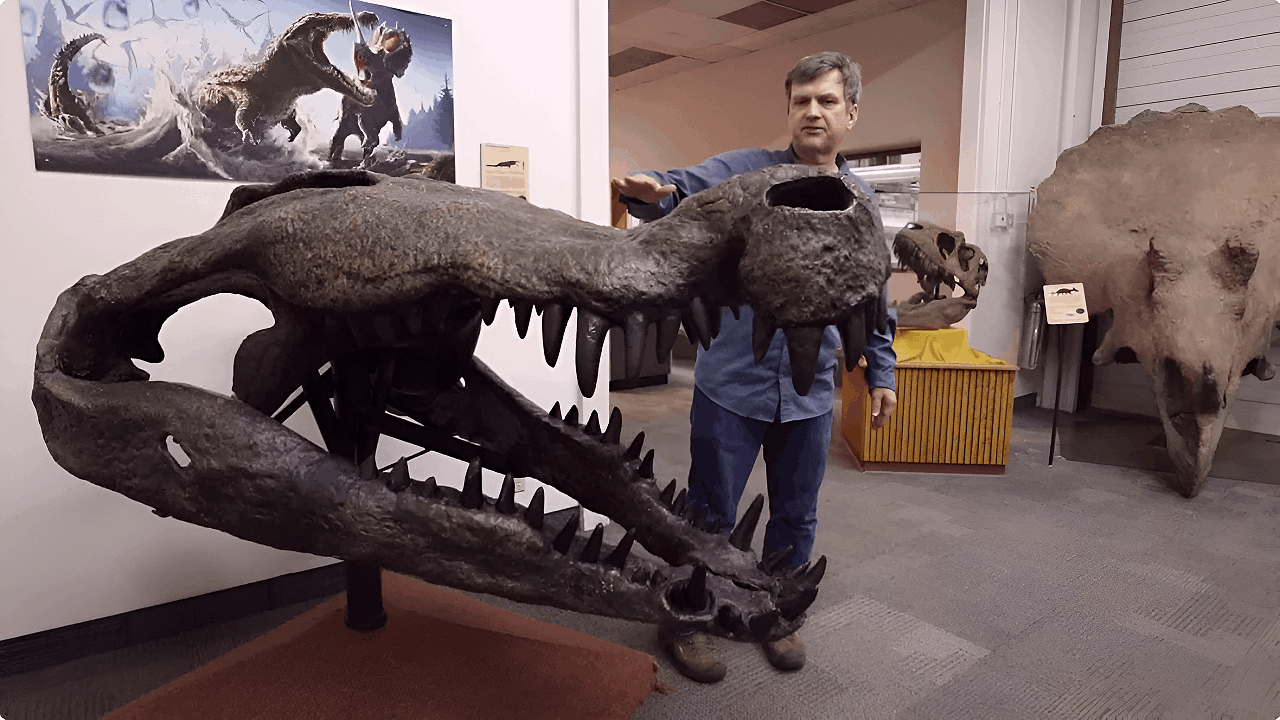 Scientists Uncover 23Foot Dinosaur With Crocodile Bone In Its Jaws