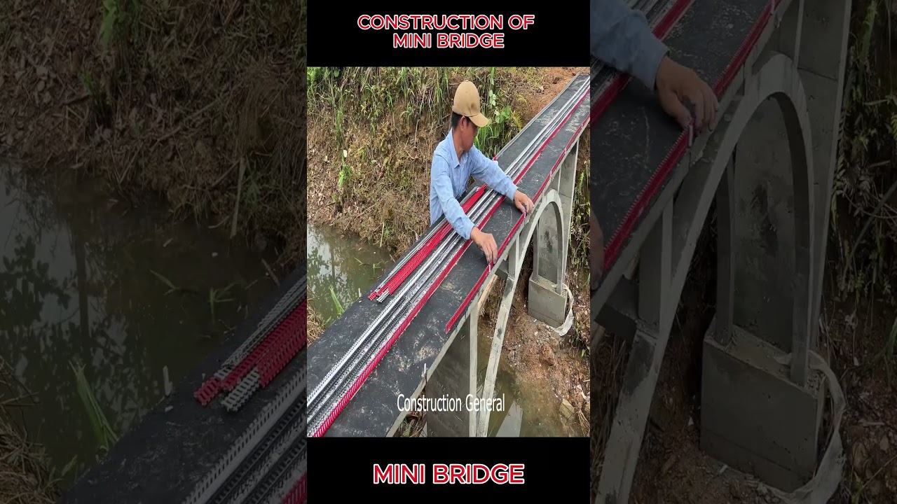 I built a stunning 4K bridge model! 🌉
