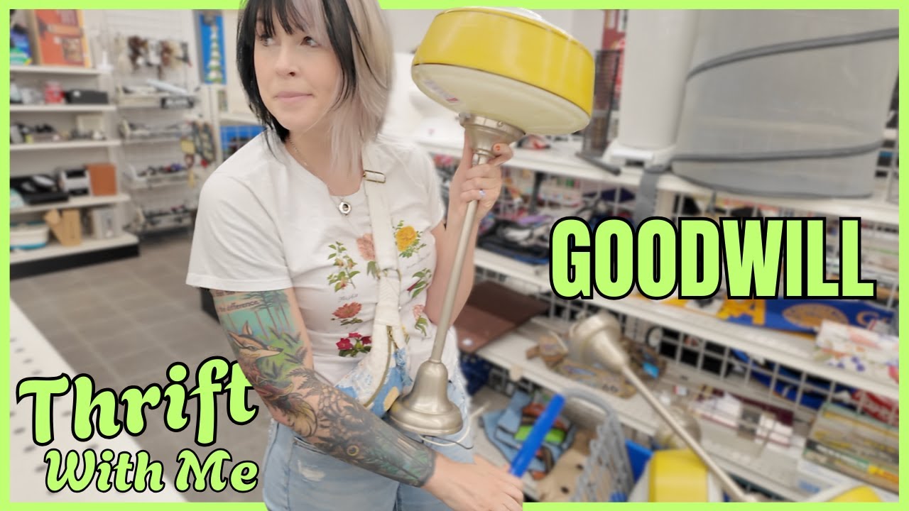 I could not believe these four lamps were just sitting there at a Goodwill
