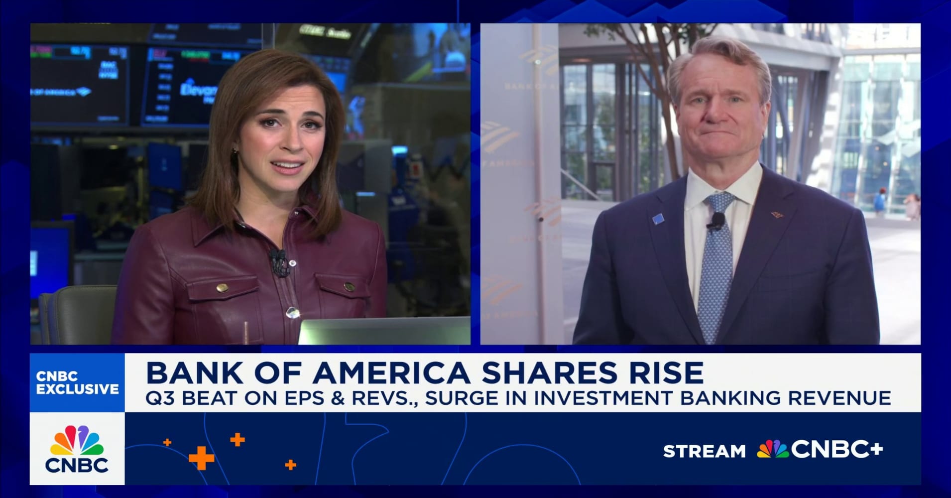 Bank of America CEO: We feel good about the business pipeline as ...