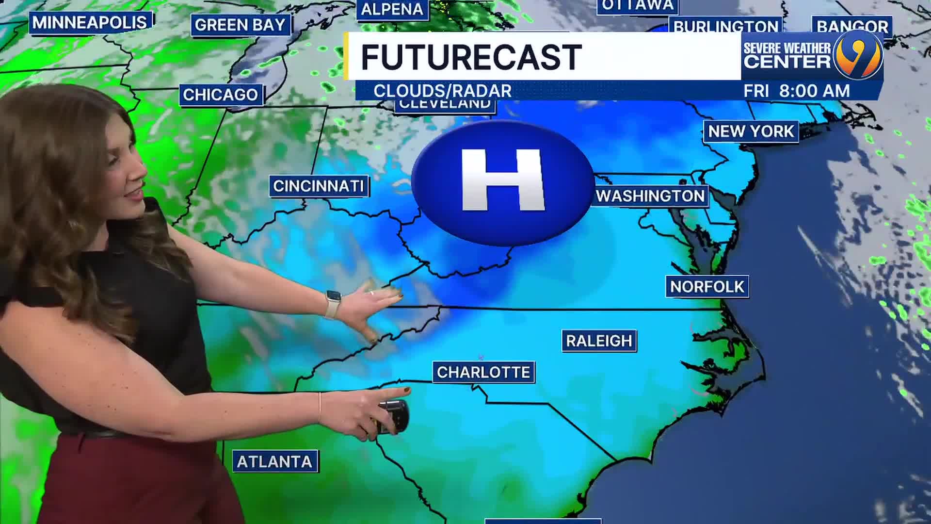 FORECAST: Warm and quiet day in the Carolinas before cold front arrives