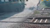 Foto ilustrativa de la nota titulada: Un derrape, malas decisiones y un video, las claves del caso del motociclista que murió arrollado por un tren