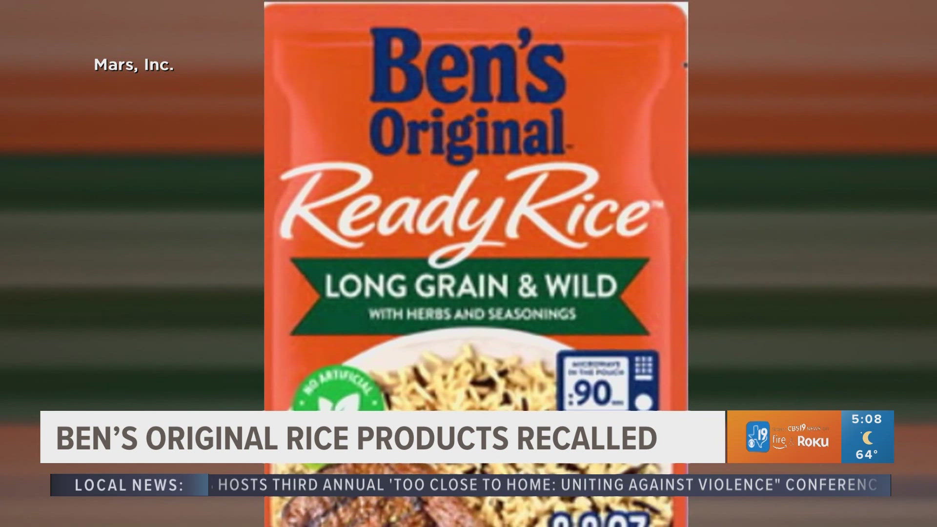 Ben's Original Rice products recalled