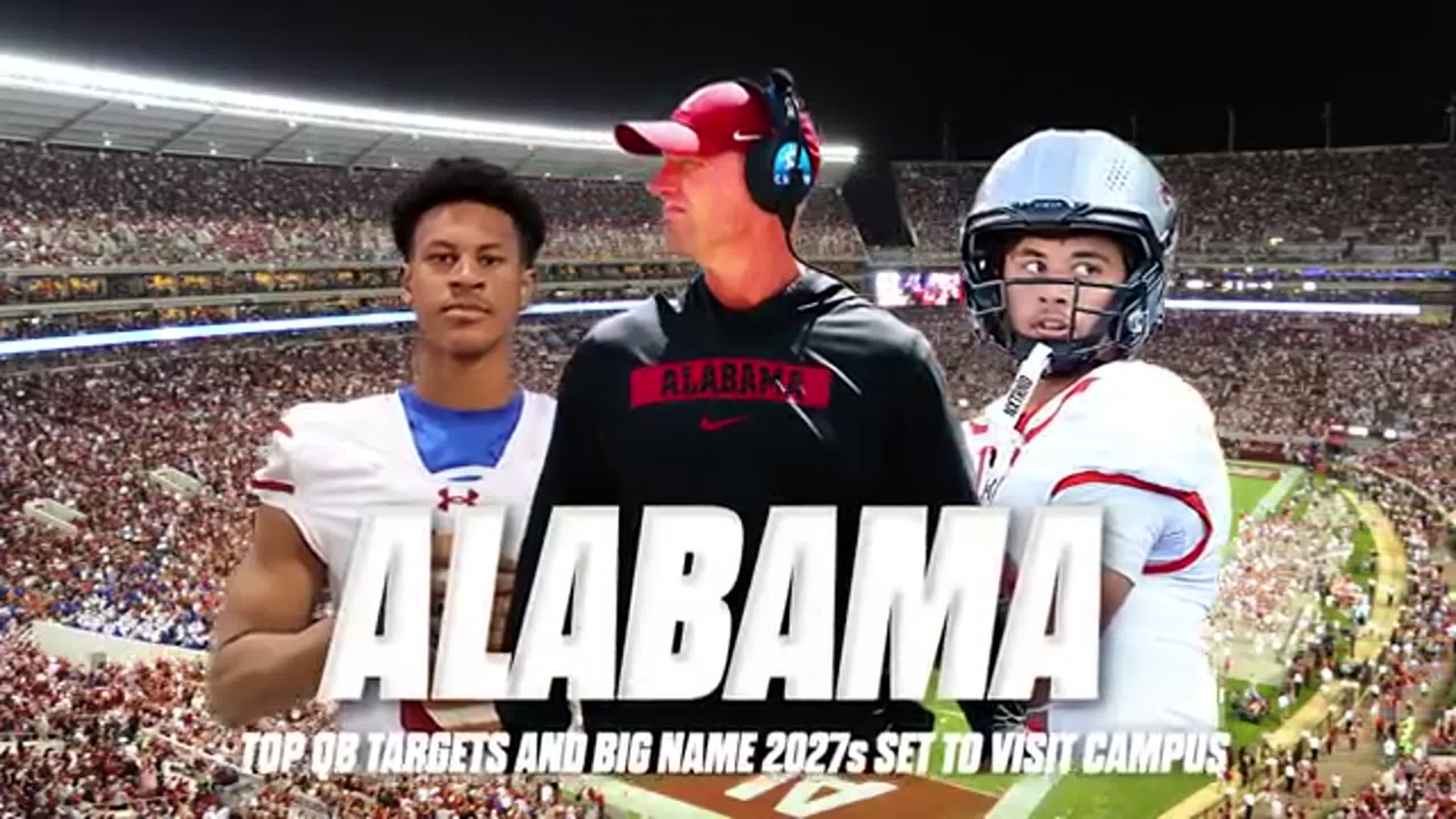 Alabama Hosting Key QB Targets, Big Name 2027 Visitors for Tennessee ...