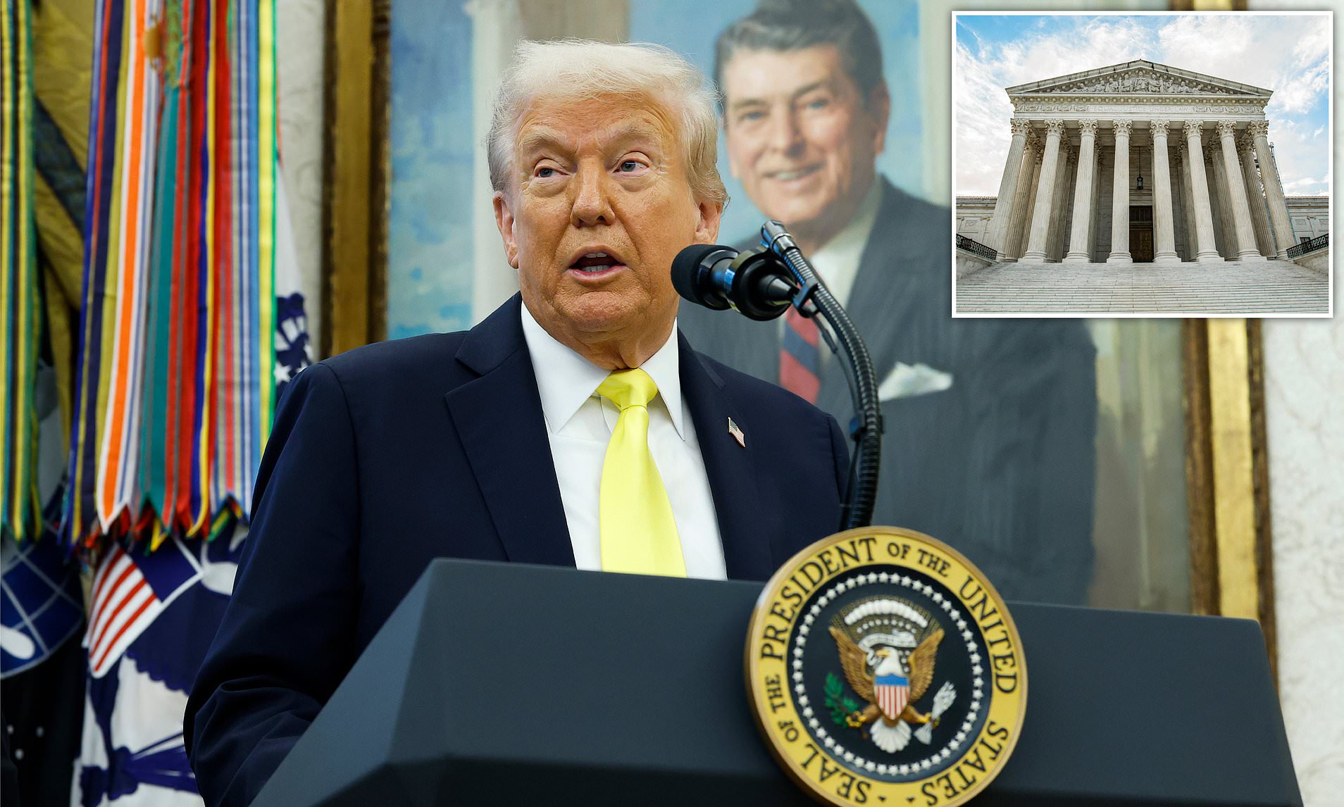 Trump says he'll go to the Supreme Court to watch tariff arguments