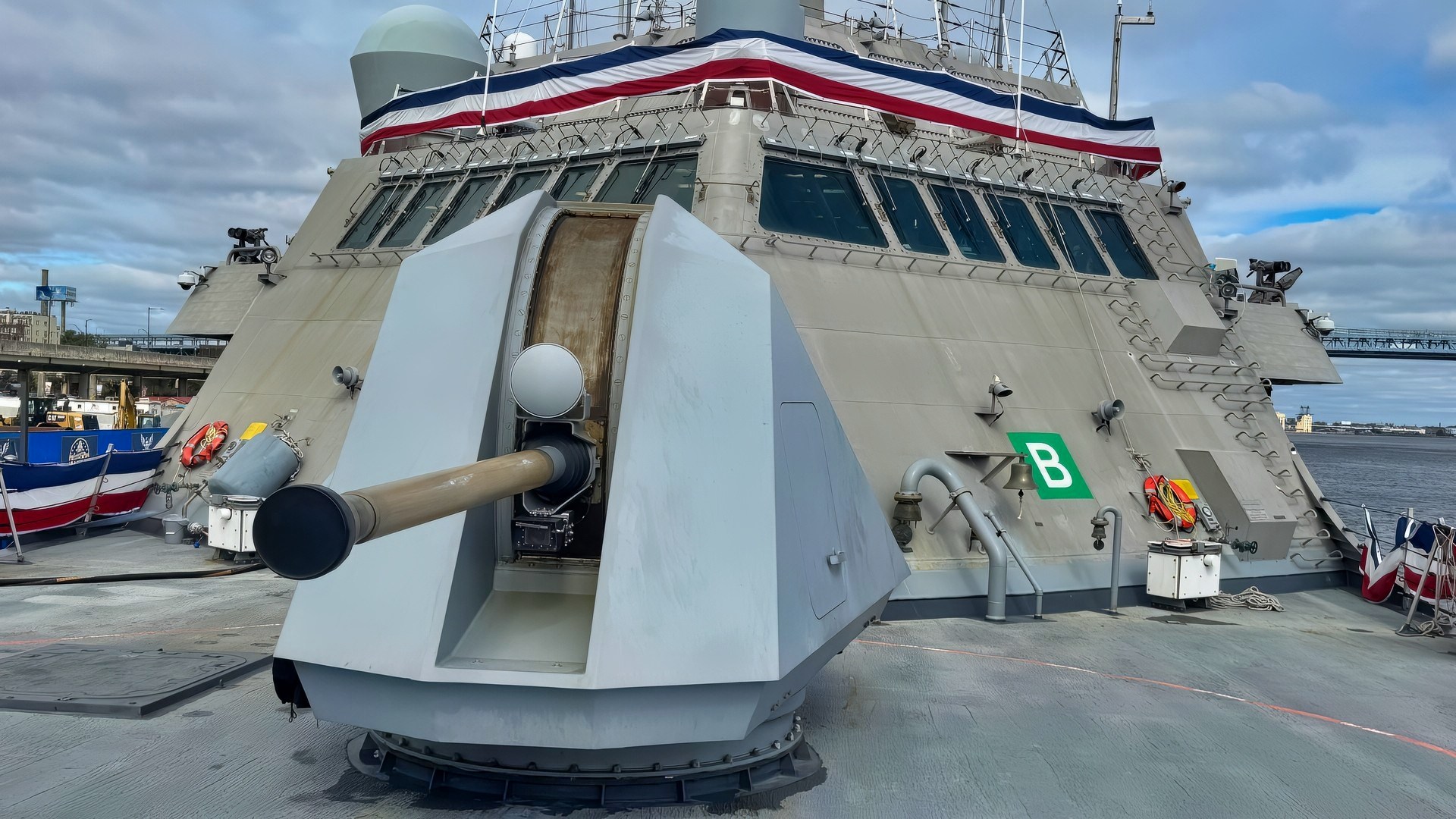 Littoral Combat Ship USS Cooperstown. Image Taken By National Security Journal, October 14, 2025.