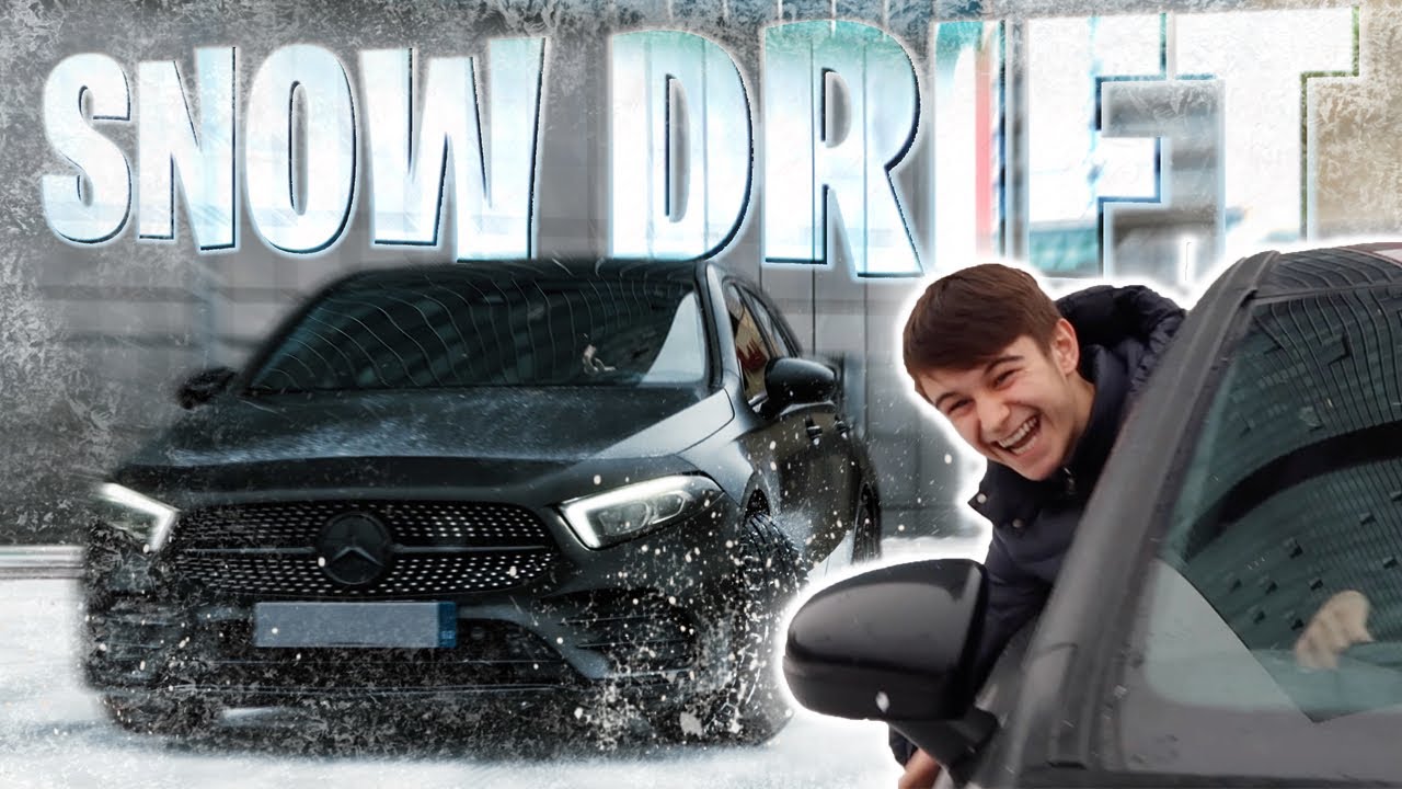 I tried drifting my Mercedes in snow gone wrong