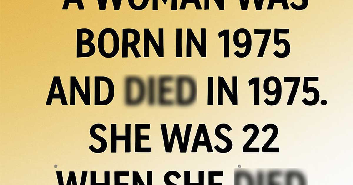 His 1975 Riddle Will Make You Rethink Everything