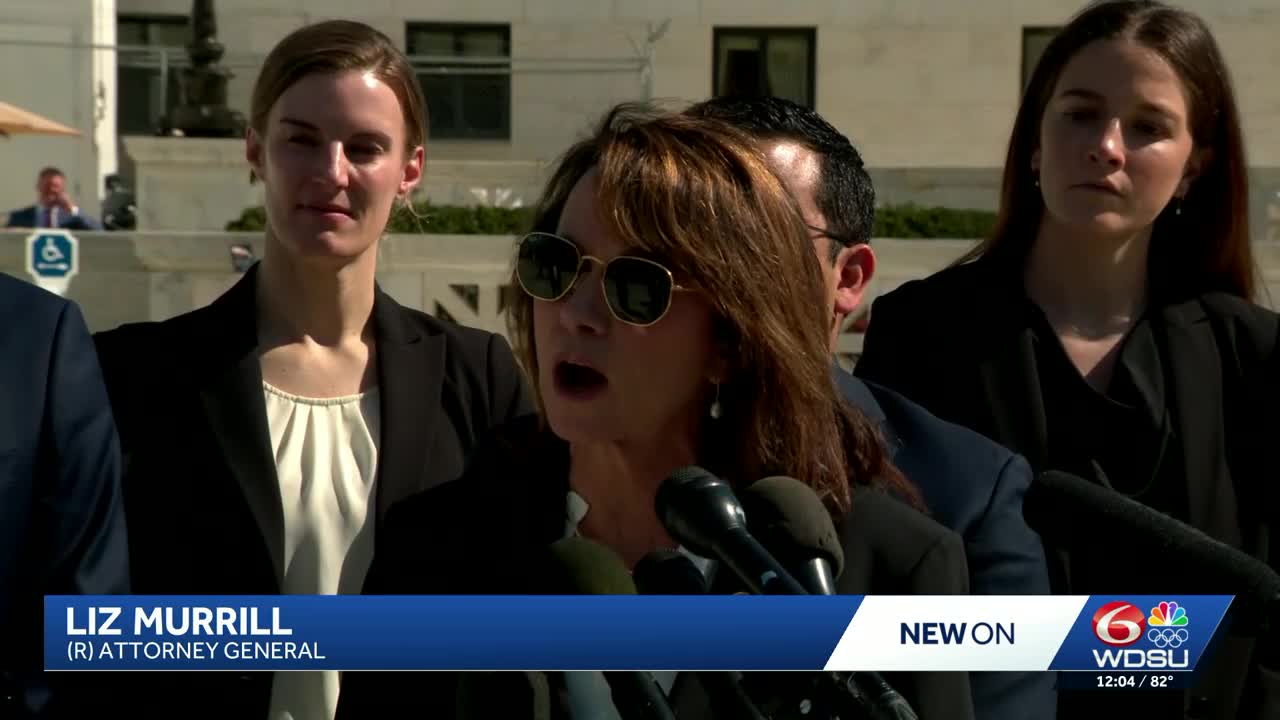 Louisiana Attorney General speaks after Supreme Court hears arguments ...